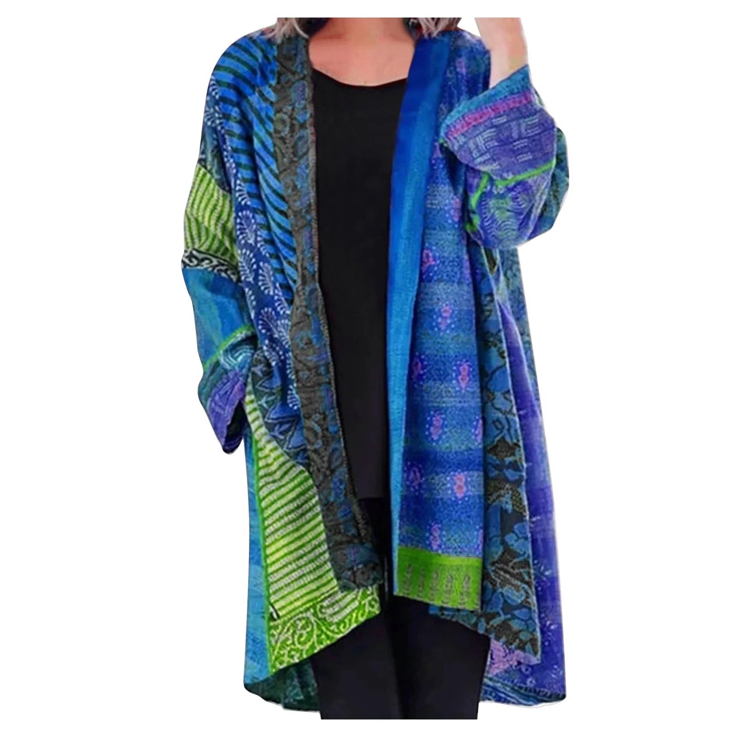 Rebecca – Cardigan ample pour femme à manches longues