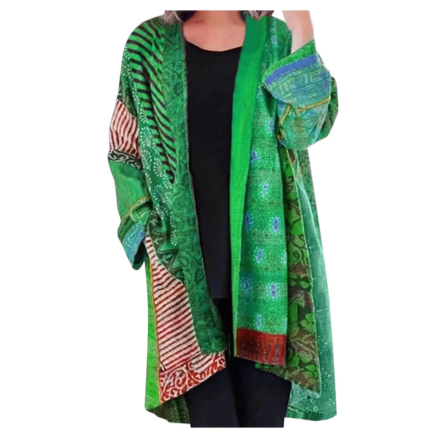 Rebecca – Cardigan ample pour femme à manches longues