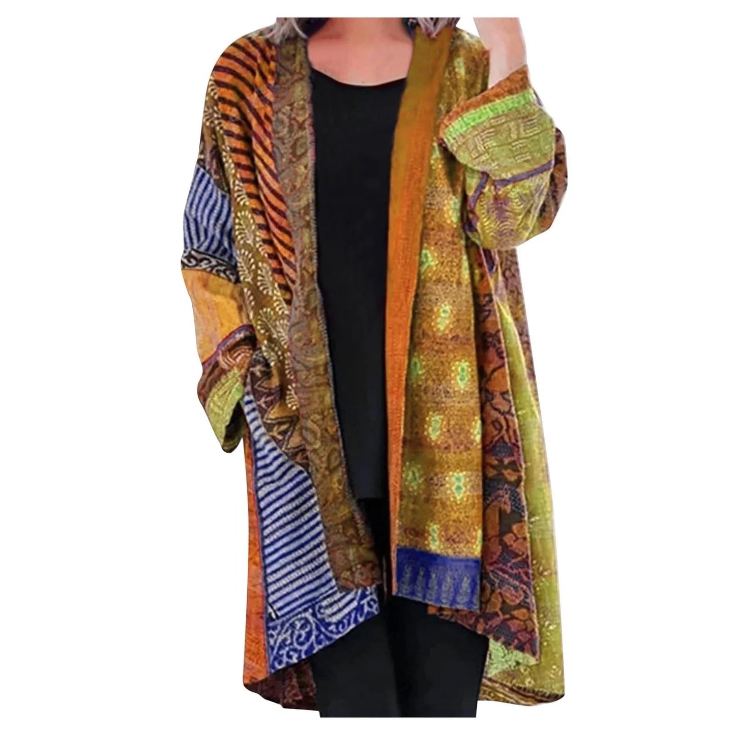 Rebecca – Cardigan ample pour femme à manches longues