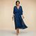 Cenira - Elegant Midi Dress With V Neck