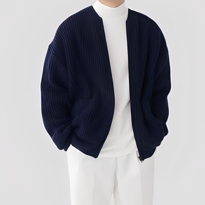 Declair – Cardigan lavorato a maglia moderno da uomo