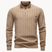 Rowan – Pull pour homme en coton à fermeture éclair courte