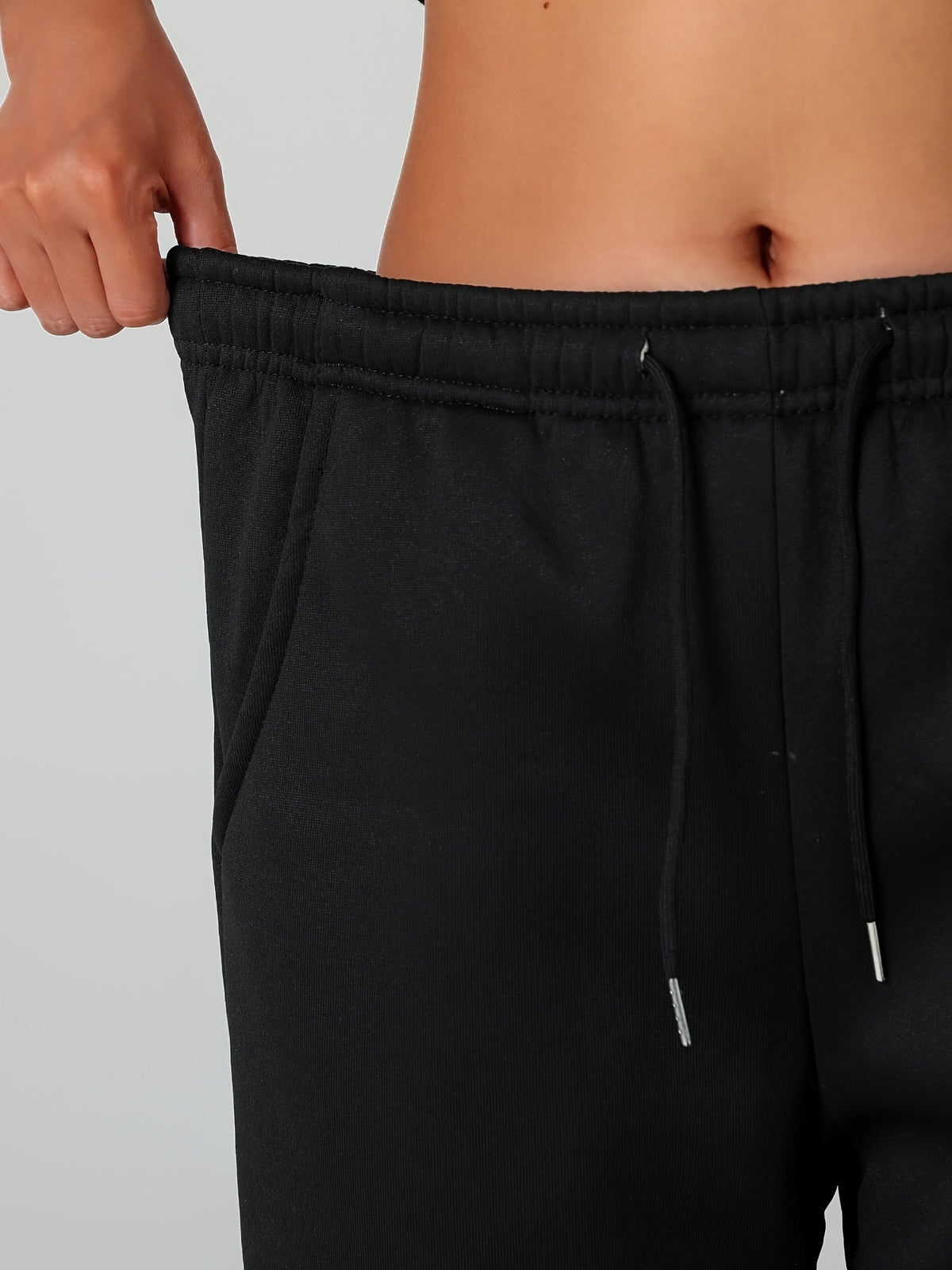 Women's Fleece Lined Cuffed Joggers - Image 7
