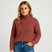 Elveria – Pull à col roulé côtelé pour femme