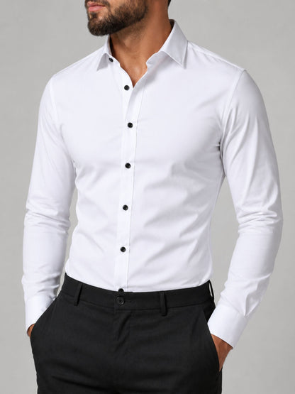 Jace - Camisa de Vestir Premium con Elasticidad
