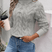 Maerelle – Pull à col roulé torsadé pour femme