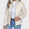 Isadora – Chaqueta larga elegante para mujer con cuello alto