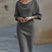Ceraphine – Draped Midi Dress