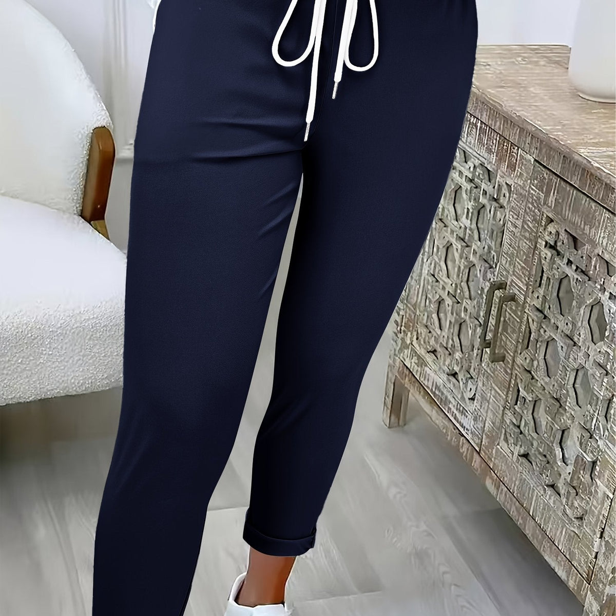 Women Drawstring Trousers - Image 12