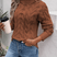Maerelle – Pull à col roulé torsadé pour femme