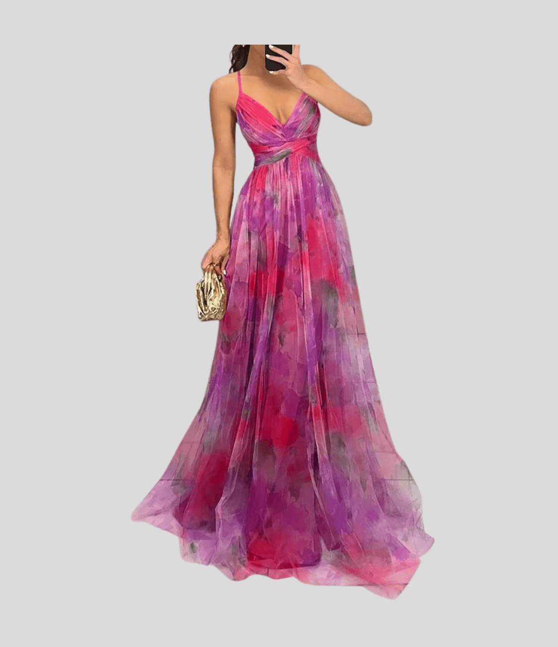 Carola - Charming Floral Maxi Dress - Image 8