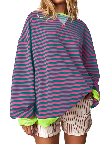 Judelle – Pull rayé élégant pour femme