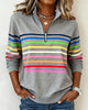 Calyra - Sweat-shirt rayé pour femmes