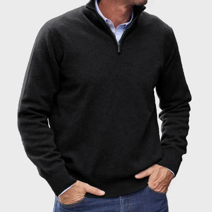 Corvane – Men’s Quarter Zip Casual Sweater