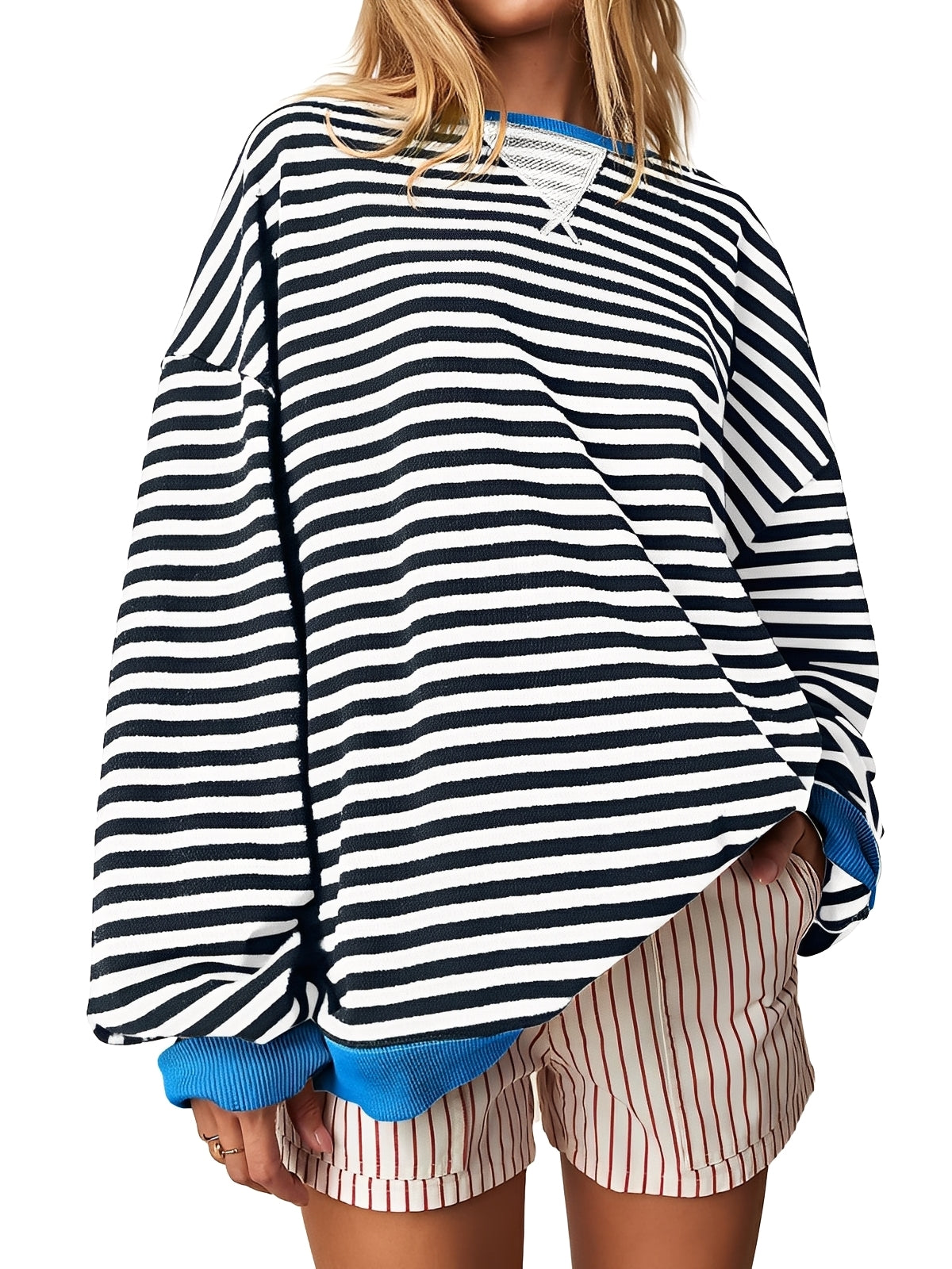 Judelle – Pull rayé élégant pour femme