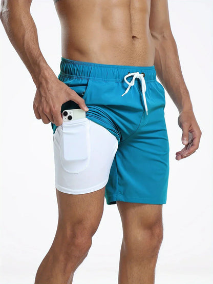 Dolcero – Short de bain sportif à séchage rapide pour homme