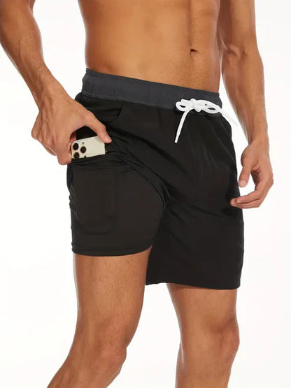 Dolcero – Short de bain sportif à séchage rapide pour homme