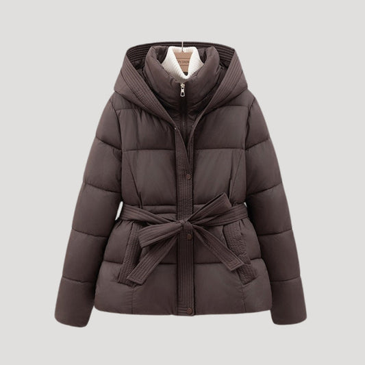 Velra – Belted Short Puffer Jacket
