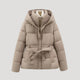 Velra – Belted Short Puffer Jacket