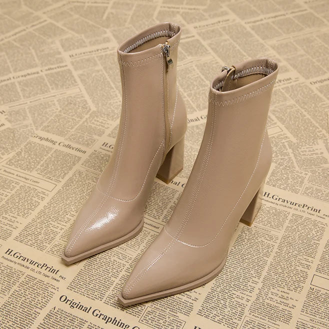 Calerra – Bottines à talons hauts pour femmes