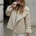 Sophie – Women’s Short Shearling Wool Jacket