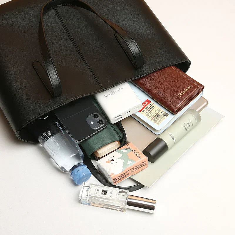 Velona - Bolso de hombro elegante de cuero