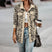 Leona - Damejakke med leopardprint