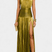 Rossa – Off-Shoulder Maxi Dress in Green