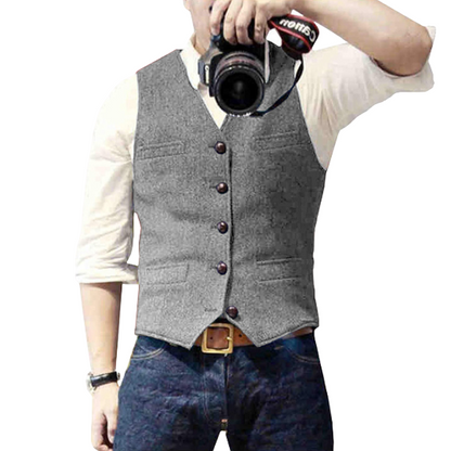 Taviero – Męska Klasyczna Lekka Ciepła Kamizelka