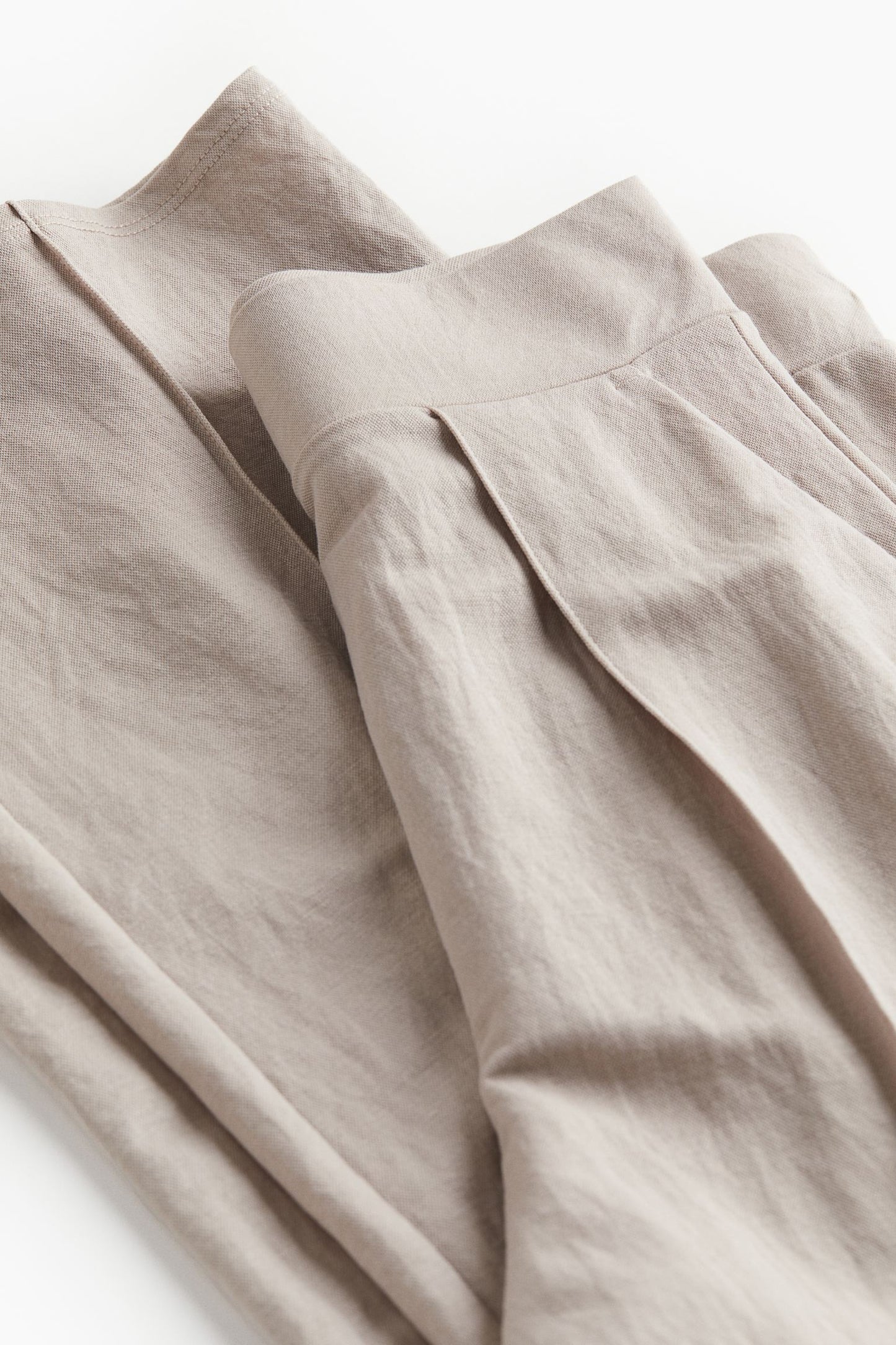 Elvarinn - Pantaloni Donna a Gamba Larga con Pieghe