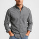 Corvaine - Cotton Long Sleeve Button Shirt