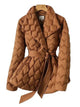 Belted Down Jacket for Women Azzoria