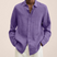 Men's Linen Button Down Shirt Classic Fit Lightweight