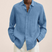 Men's Linen Button Down Shirt Classic Fit Lightweight - Image 5