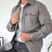 Delviero – Polo à manches longues pour homme avec boutons