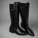 Women's Knee-High Slouch Boots - Pointed Toe Low Block Heel