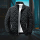 Erick - Mens Quilted Jacket With Stand Collar