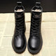Black Ankle-High Boots for Women Azzoria