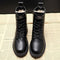 Botas negras hasta el tobillo para mujer