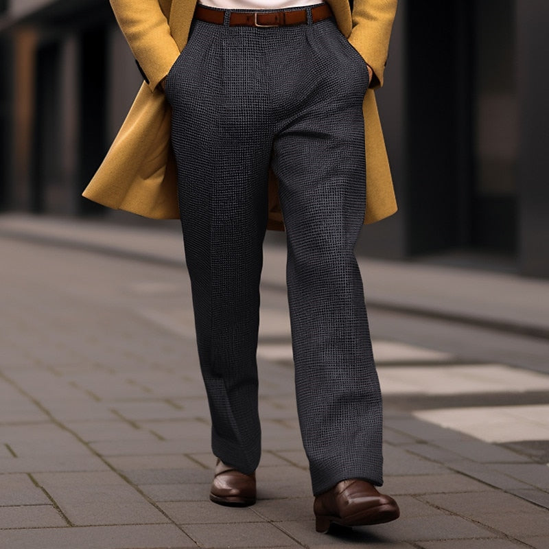 Tailored Straight-Leg Trousers