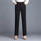 Women's Tailored Straight-Leg Trousers with Mid Rise