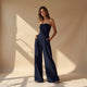 Alea – Elegant Strapless Jumpsuit