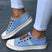 Women's Comfortable Slip-On Sneakers Canvas Casual Shoes - Image 2