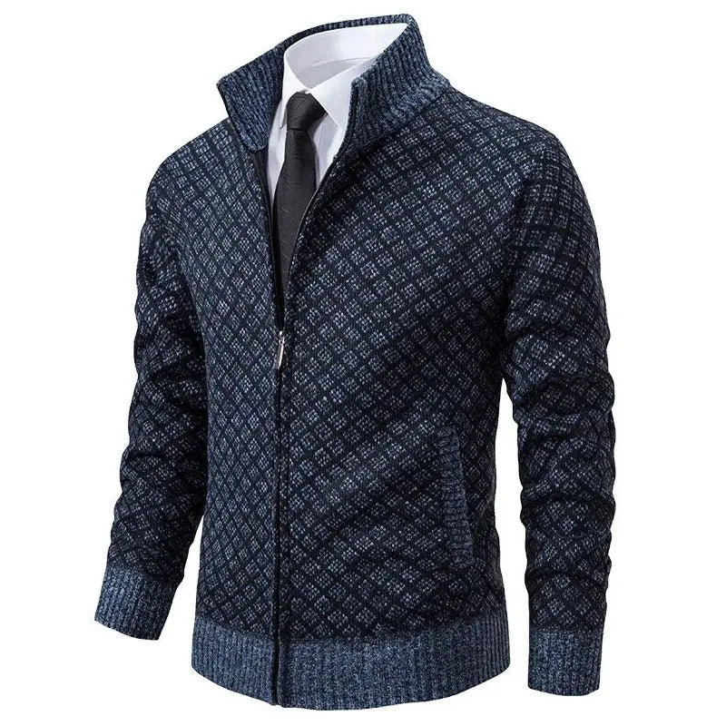 Braided Knit Pullover Sweater for Men Azzoria