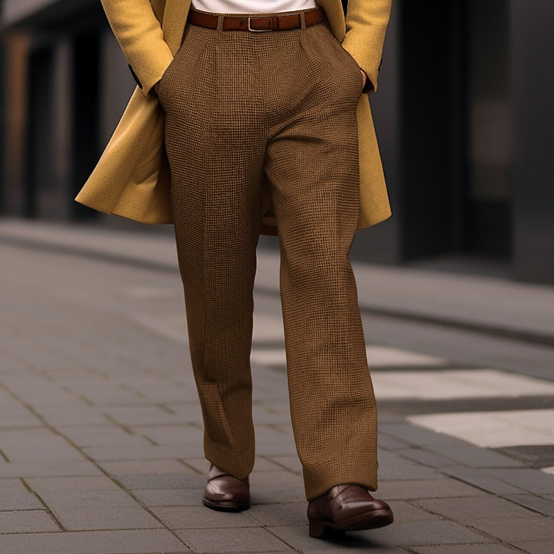 Tailored Straight-Leg Trousers
