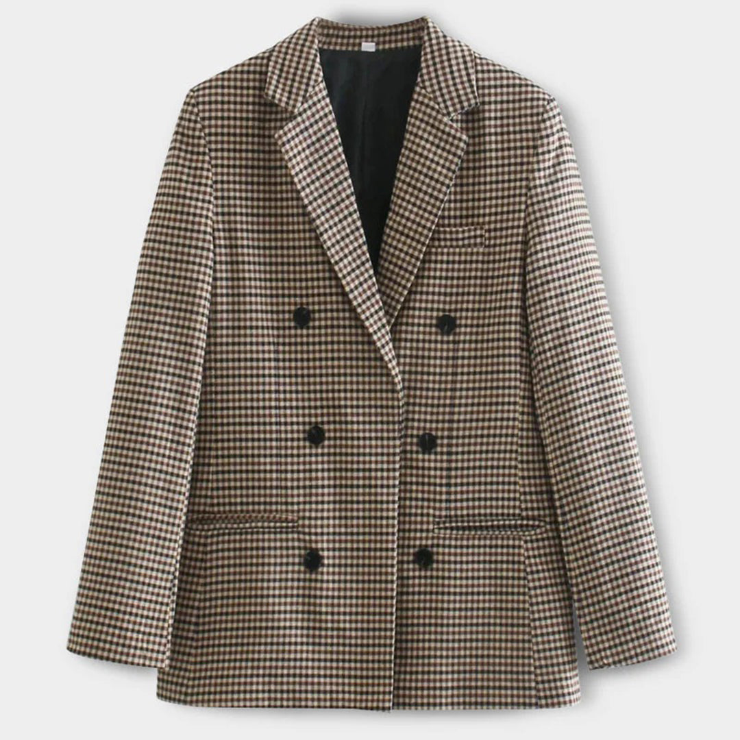 Rosalinda - Dameternet blazer med tern