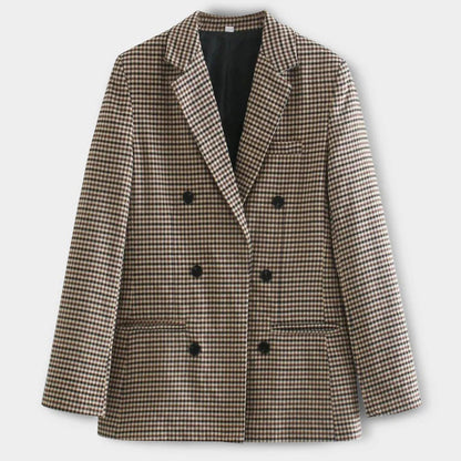 Rosalinda - Dameternet blazer med tern