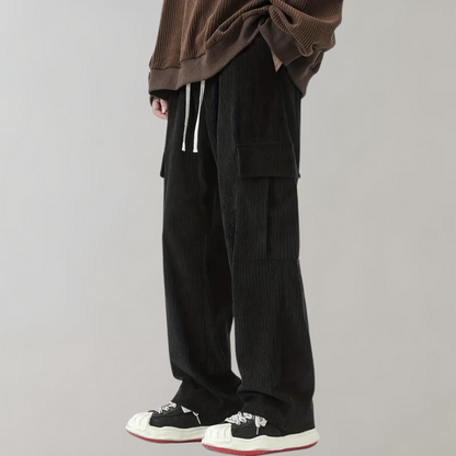Orvexis - Pantalones Cargo para Hombre de Corte Relajado