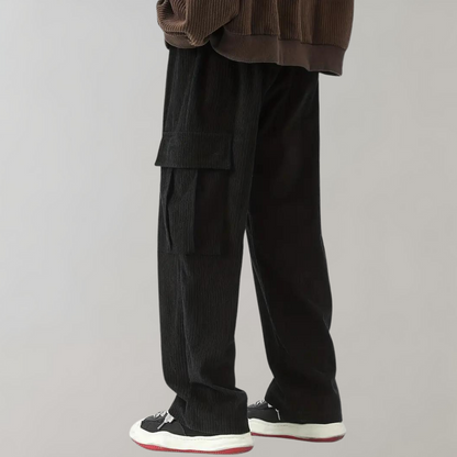Orvexis - Pantalones Cargo para Hombre de Corte Relajado