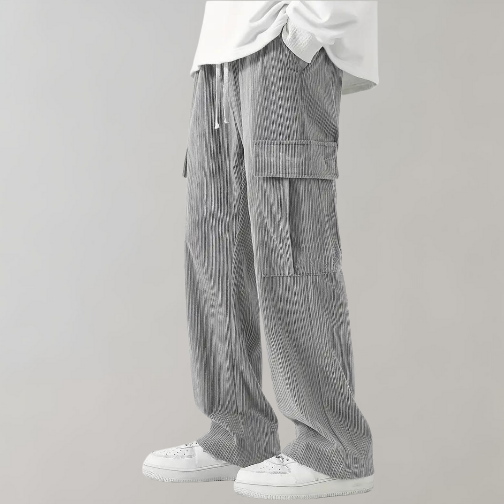 Orvexis - Pantalones Cargo para Hombre de Corte Relajado